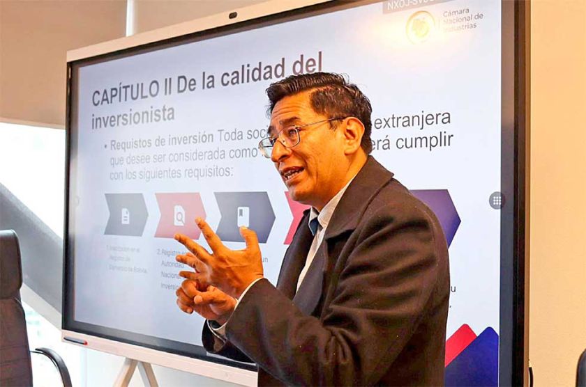 La CNI presenta una ley para proteger inversiones