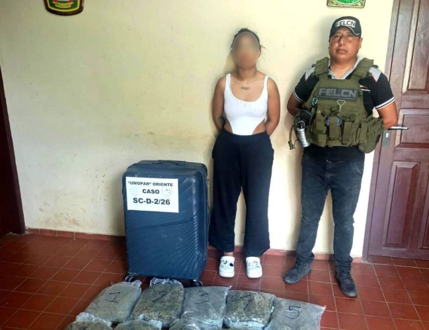 FELCN decomisa dr*ga y aprenden a mujer