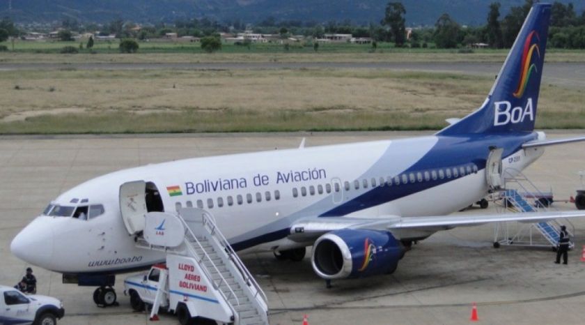 BoA aclara que el avión B767 ya no es parte de su flota 