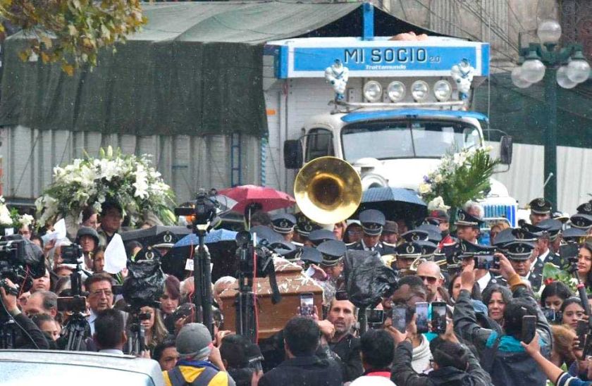 David Santalla ya descansa en el Cementerio de La Paz