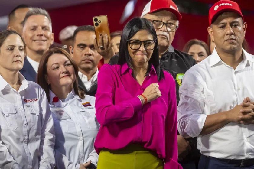 Delcy Rodríguez llama «socio y amigo» a Trump y le pide cesar el bloqueo contra Venezuela