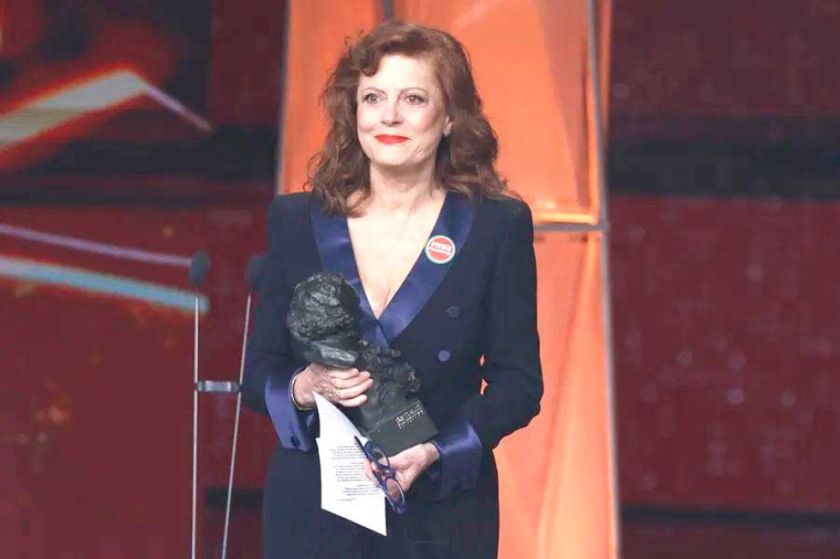 Susan Sarandon recibe el premio Goya Internacional