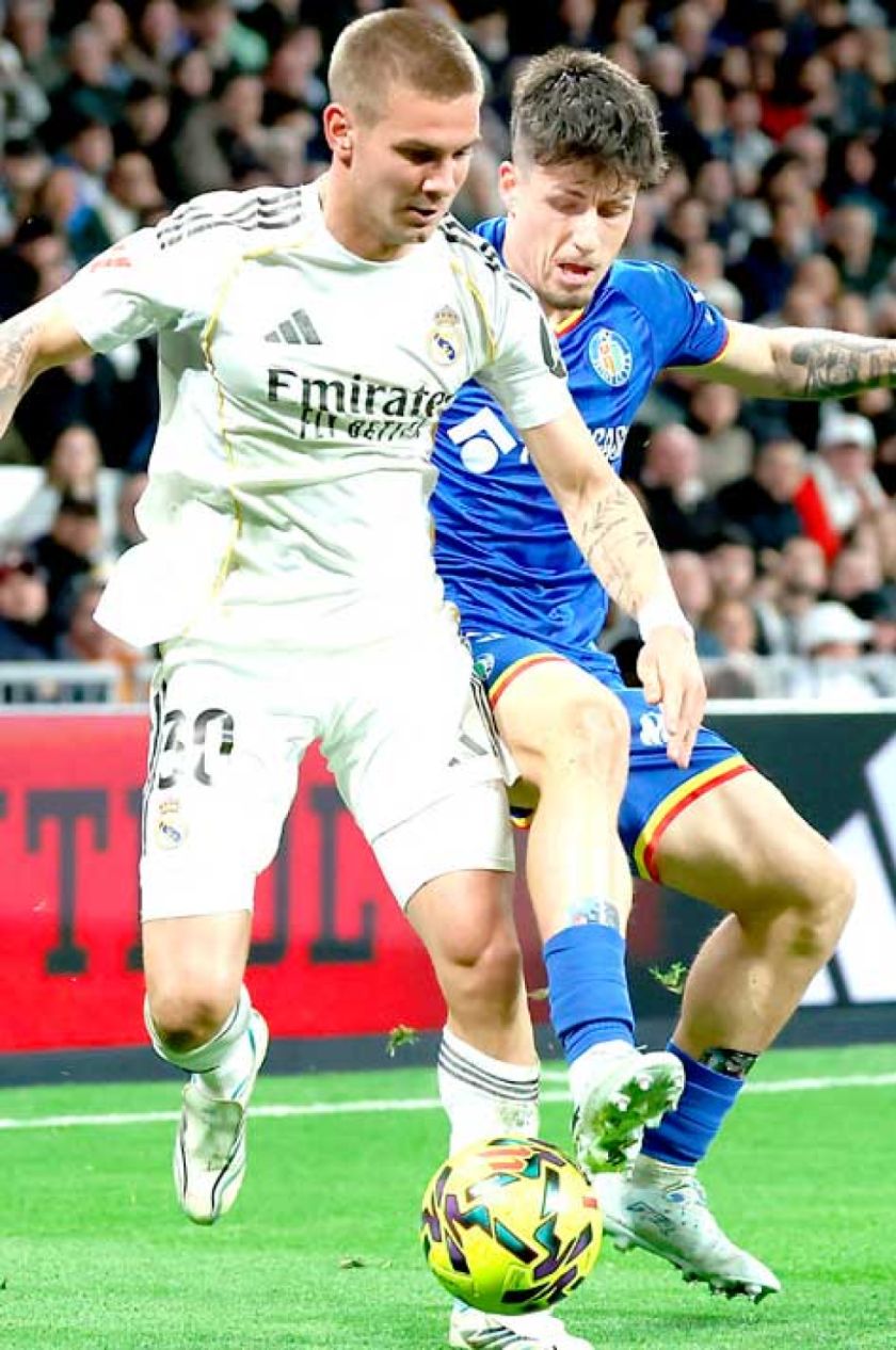 El Real Madrid  cae como local y se aleja del líder