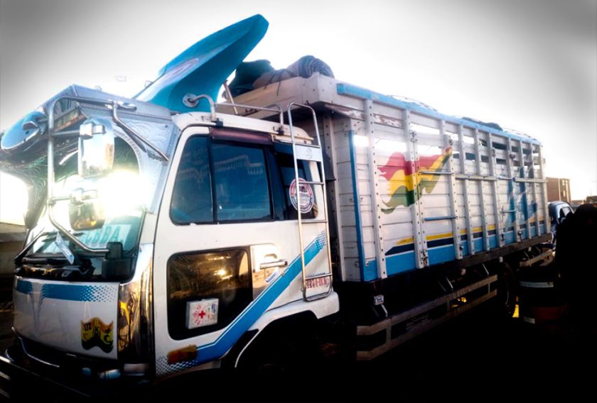 Oruro: Incautan 148 bolsas con explosivos transportados en un camión 