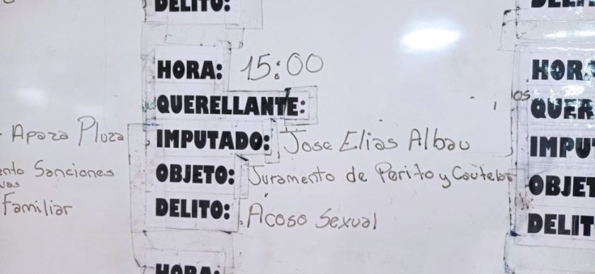 Suspenden audiencia del presidente del Concejo Municipal