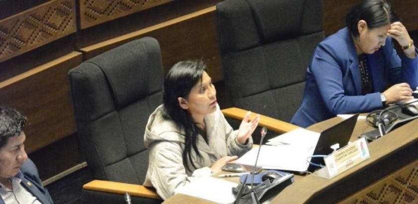 Chapetón analiza juicio de responsabilidades contra expresidente Arce