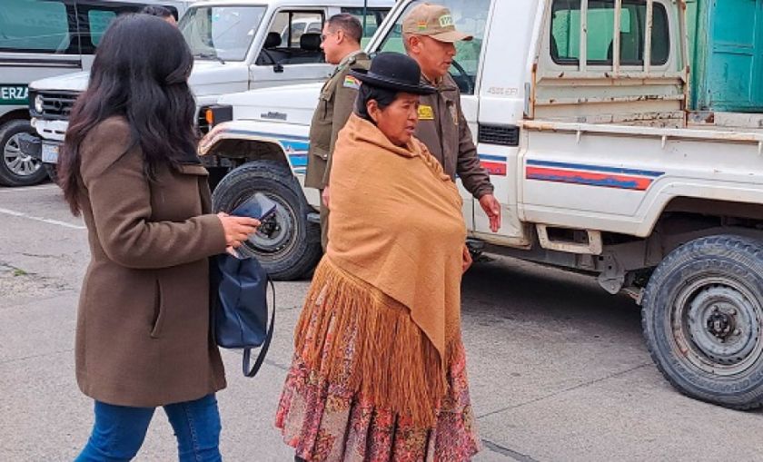 Elvira Parra es nuevamente aprehendida por el Fondo Indígena