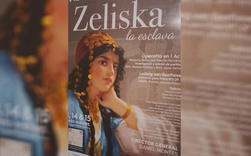 Estrenan en La Paz la opereta de la compositora potosina Hercilia Fernández “Zeliska, la esclava”