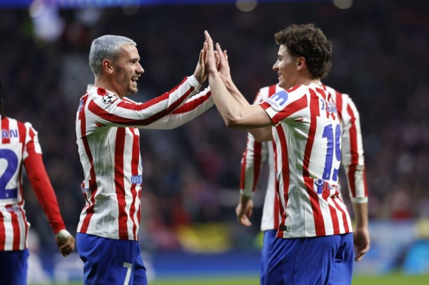 El Atlético golea al Tottenham y encarrila el pase a cuartos de la Champions