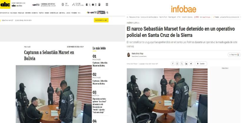 La captura de Sebastián Marset genera repercusión mundial