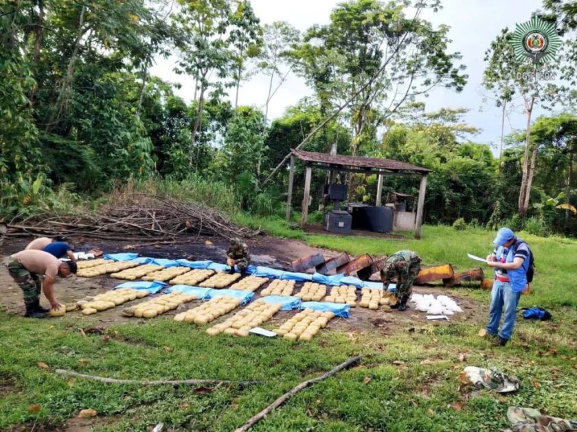 Incautan más de 440 kilos de substancias en cinco departamentos
