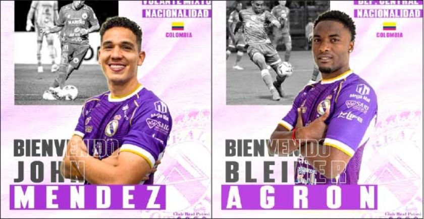 Jhon Méndez y Bleiner Agron se suman al equipo de Real Potosí