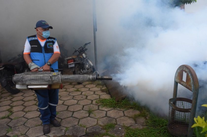 Intensifican tareas de limpieza y fumigación contra la chikungunya en Santa Cruz