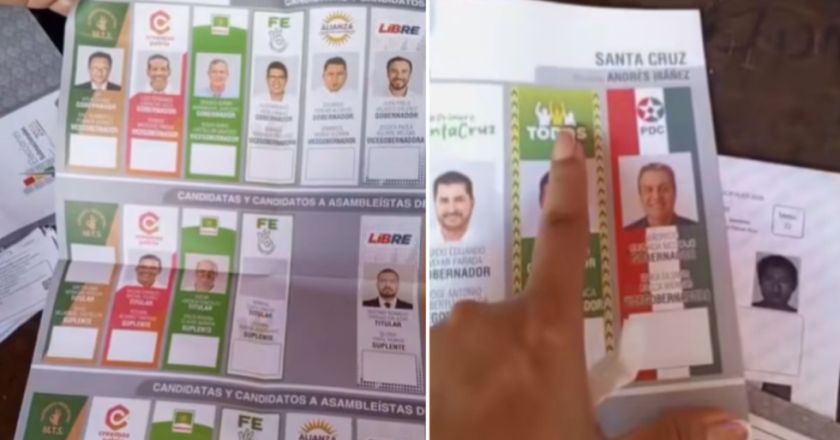 Error en papeletas obliga a suspender votación para gobernador en mesas de San Ignacio de Velasco