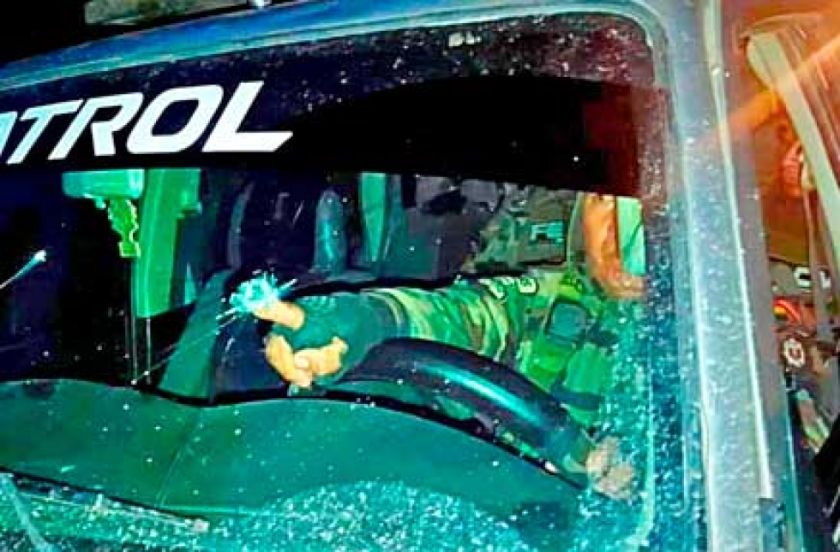 Emboscan a policías en  patrullaje antinarcóticos 