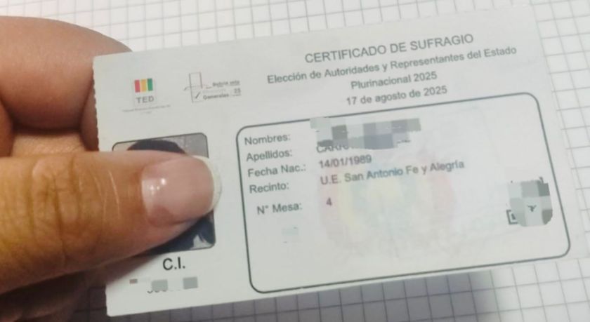 Desde mañana, los bancos exigirán certificado de sufragio