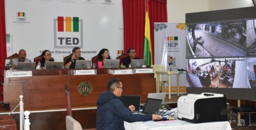 Tarija concluye el cómputo oficial y confirma segunda vuelta por la Gobernación entre Oliva y Soruco