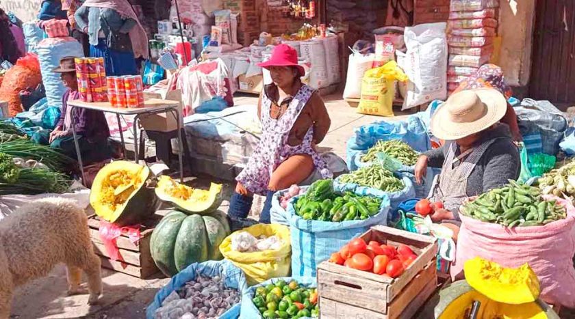 El comercio informal colapsó diferentes sectores de la ciudad de Potosí