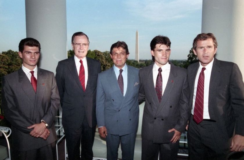 Revelan fotografías inéditas del encuentro entre los Paz y Busch de hace más de 30 años