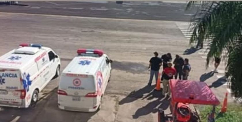 Ambulancias se movilizan a El Trompillo tras hallazgo de aeronave desaparecida