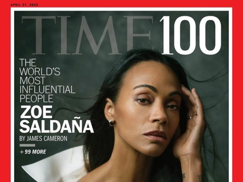 La revista Time calificó a Zoe Saldaña entre las 100 personas más influyentes de 2026