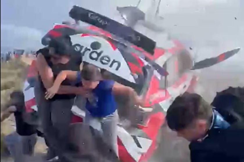 Espectador fallece tras accidente en el rally en mina clavero en Argentina