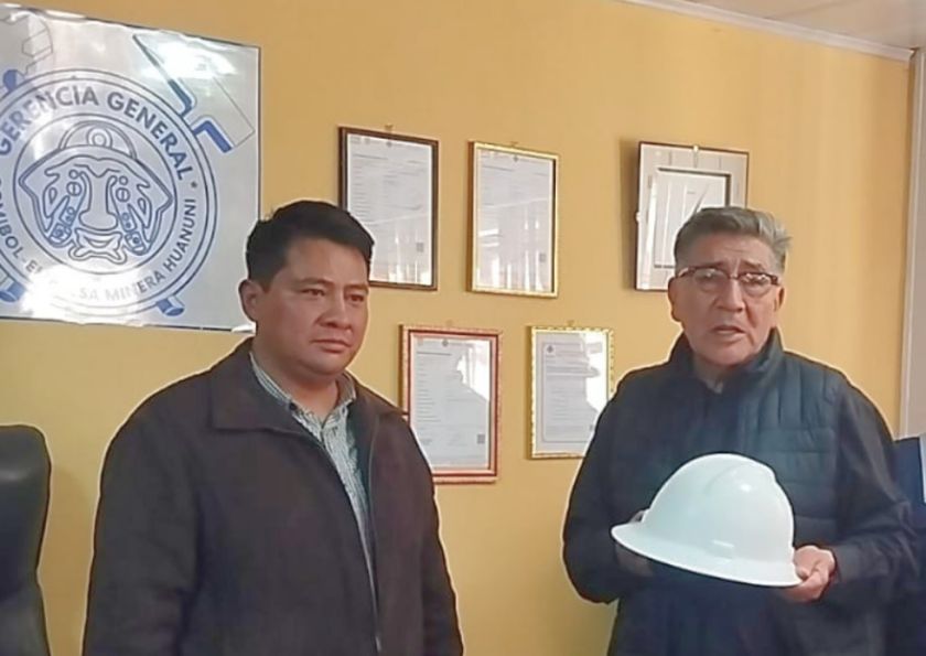 José Velasco asume la gerencia de Huanuni