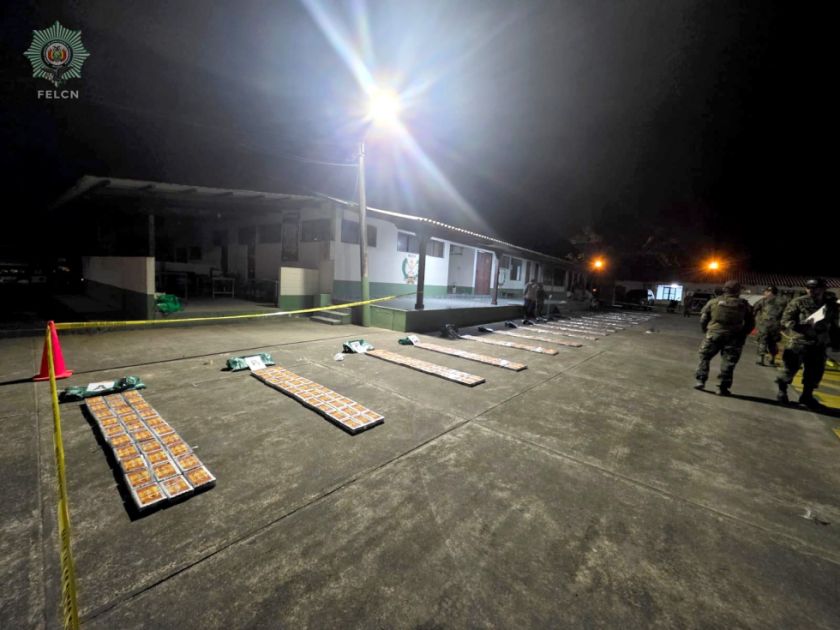 FELCN decomisa 500 paquetes de substancias en Villa Tunari