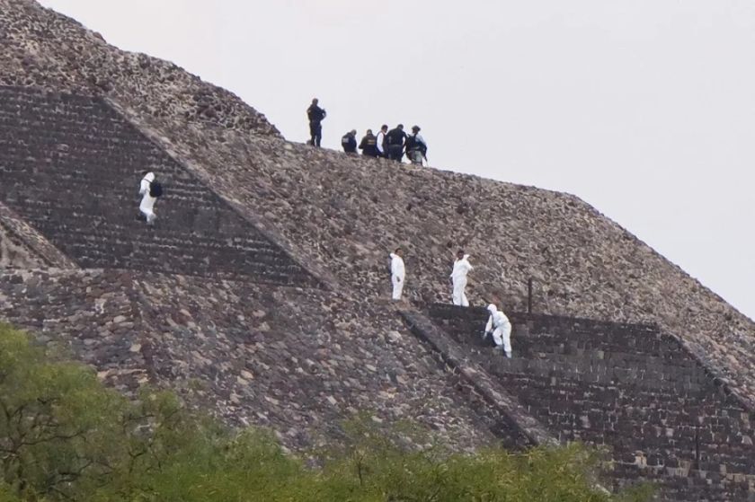 Detallan mas información del atacante en Teotihuacán en México