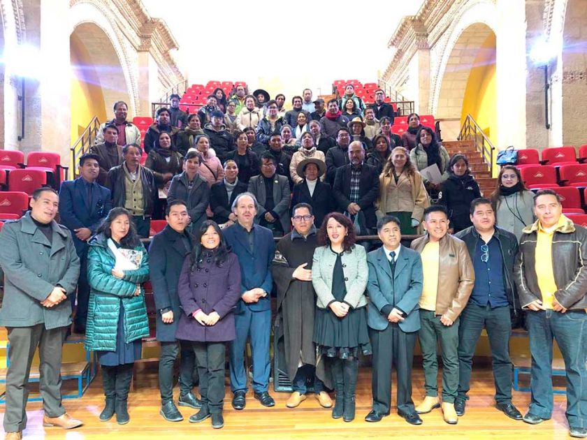 Consejo Departamental de Culturas de Potosí ya fue posesionado