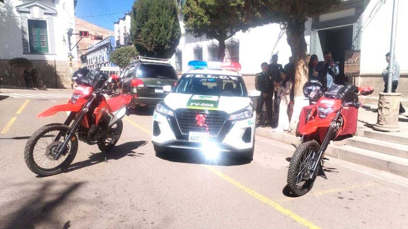 Copa entrega equipamiento  policial por más de Bs 900 mil