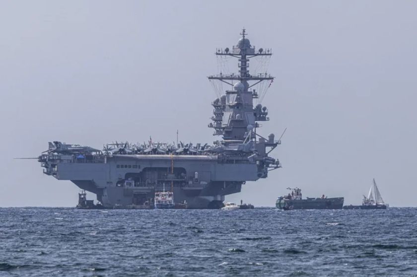Anuncian retorno de portaaviones estadounidense de Medio Oriente