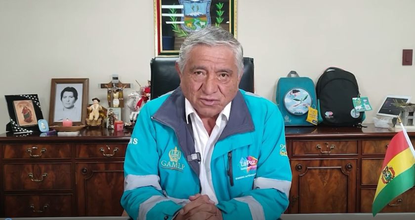 Arias se despide tras terminar su gestión como alcalde de La Paz