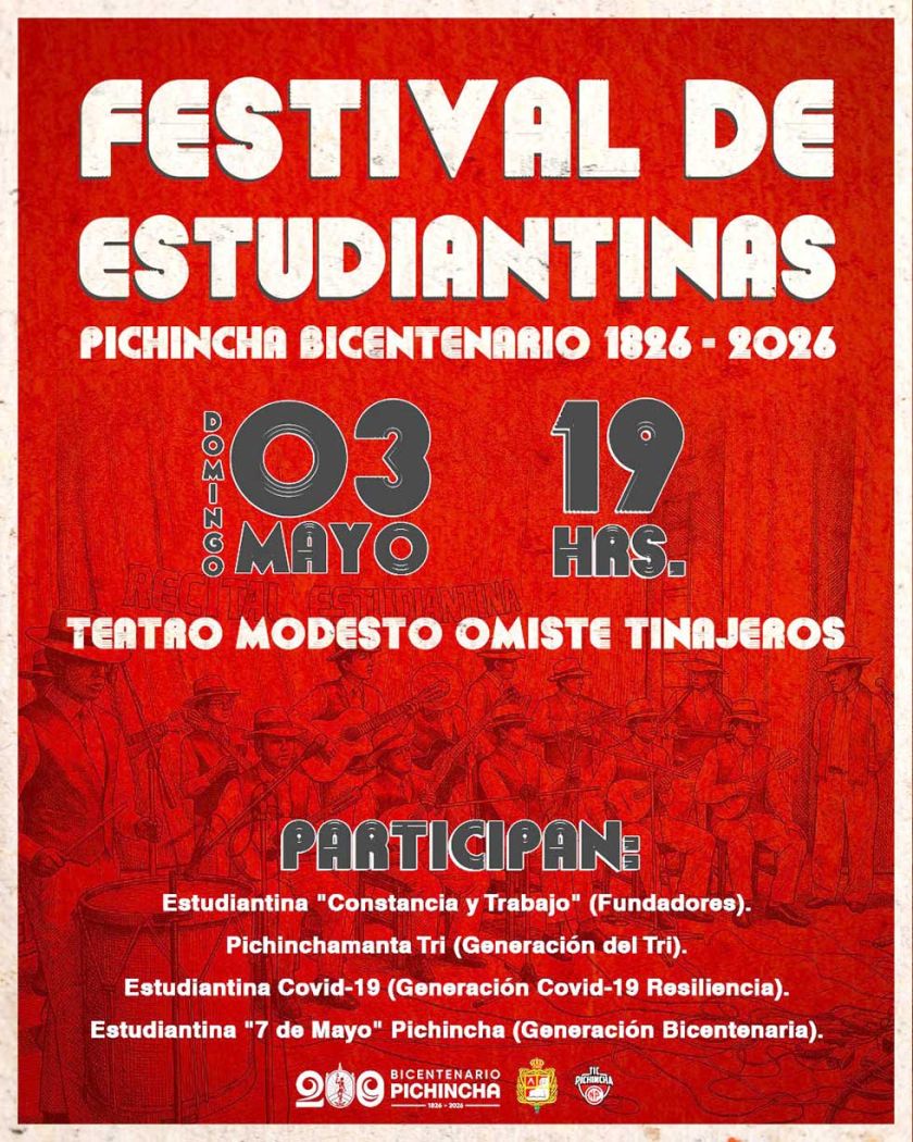 Colegio Nacional Pichincha desarrolla sus actividades culturales en su bicentenario