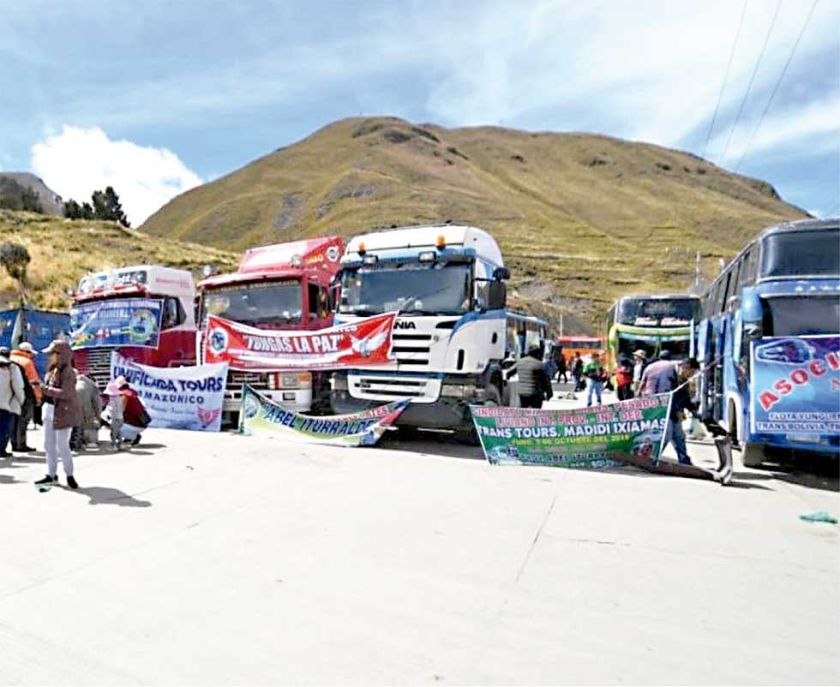 Bolivia: Se prevén marchas,  bloqueos y paros desde hoy