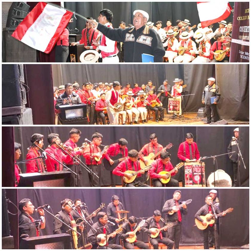 Estudiantinas brillaron en aniversario 200 del CNP
