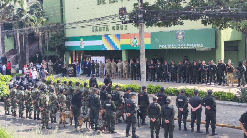 Santa Cruz: Policía lanza plan “Halcón” para la seguridad ciudadana
