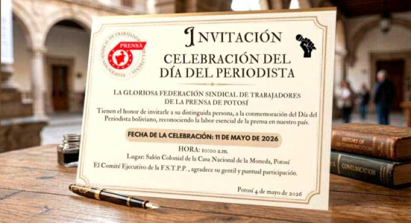 El acto en homenaje al Día del Periodista será mañana