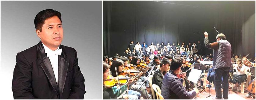 Willy Posadas destaca unión de talentos para una orquesta sinfónica