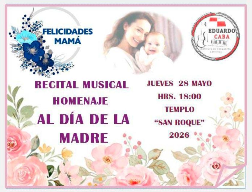 Instituto Eduardo Caba homenajea a Mamá este jueves