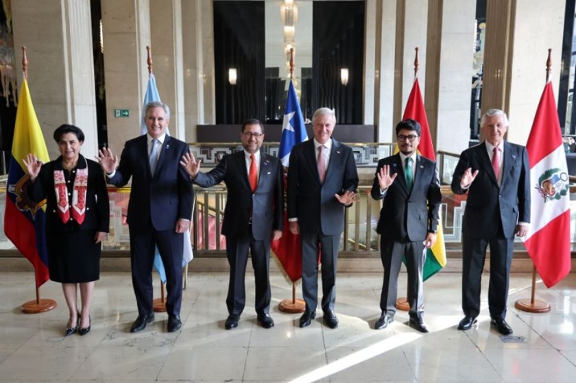 Chile, Argentina, Bolivia, Perú y Ecuador buscan aumentar la cooperación contra el crimen