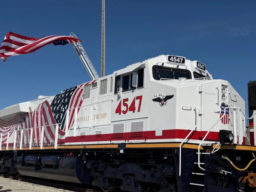 El tren conmemorativo dedicado a Trump desata críticas en EE.UU.