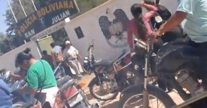 Queman estación policial en San Julián tras repliegue de efectivos