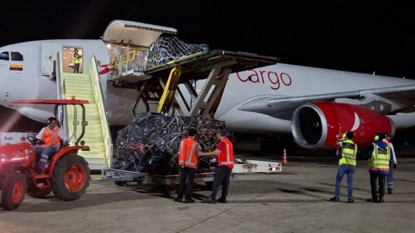 Reportan la llegada del primer vuelo de Tampa Cargo a Bolivia