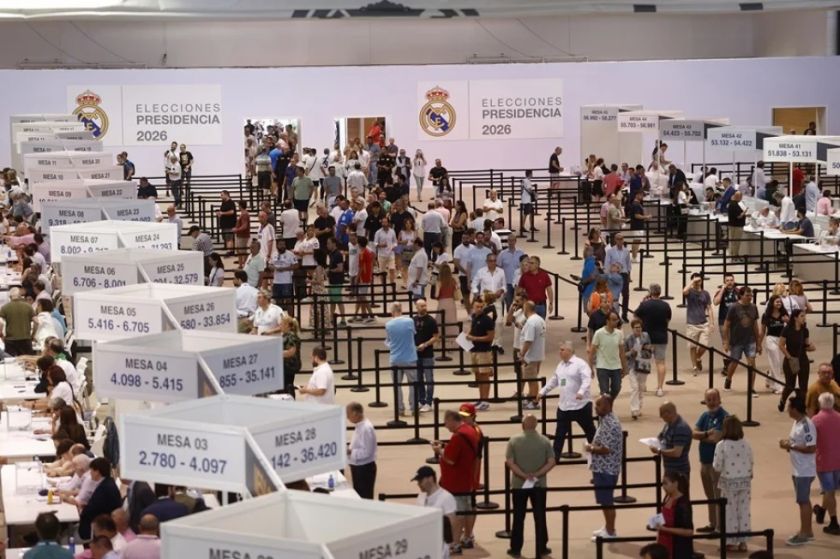 El Real Madrid cierra las urnas y comienza el recuento de los votos