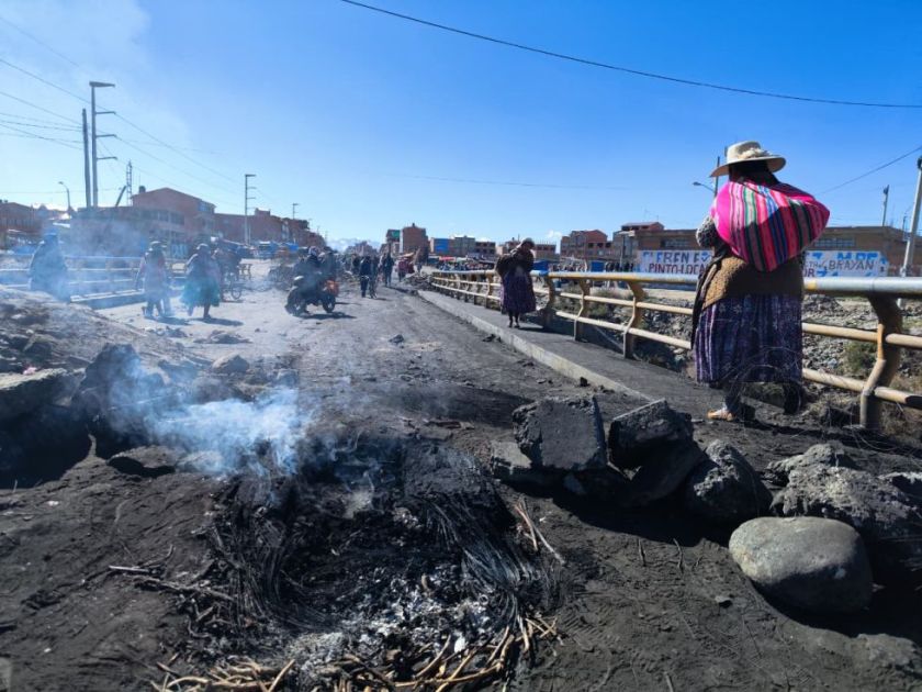 Bloqueos se mantienen en seis departamentos y suman 85 rutas cortadas en el día 38 del conflicto