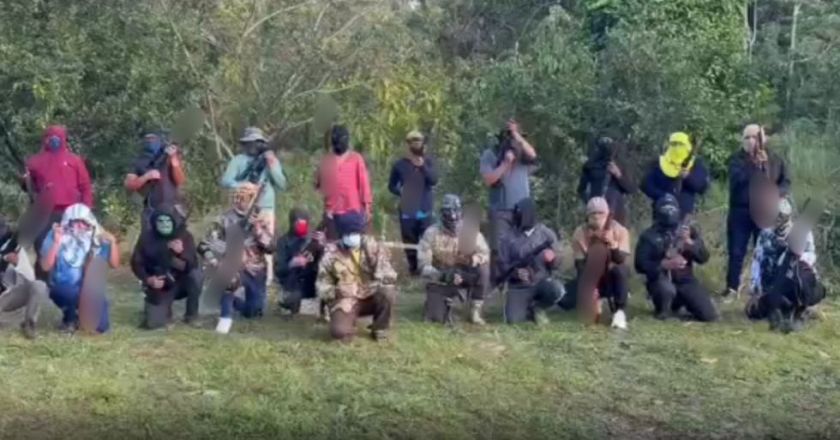 Grupo autodenominado “milicias armadas del pueblo” lanza amenazas contra policías y militares