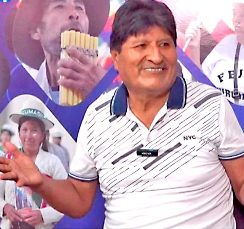 Evo denuncia plan para aprehenderlo hasta el 13 de junio