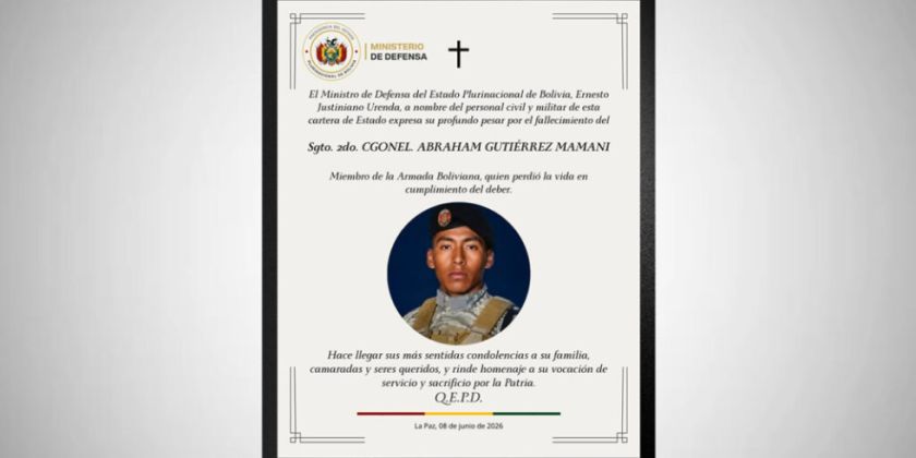 Confirman deceso de militar en un operativo contra el contrabando en Oruro