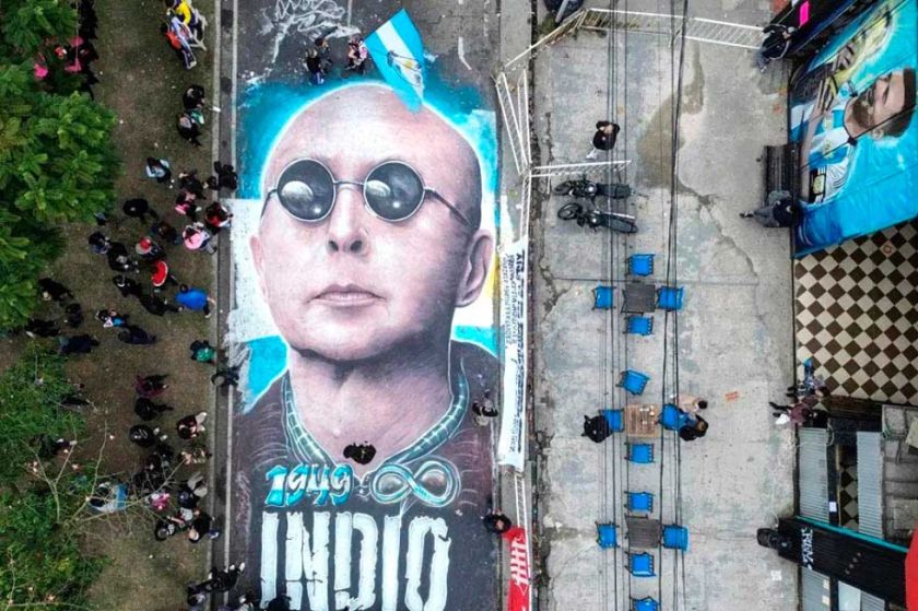 Más 500.000.de personas despiden a ‘Indio’ Solari 